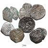 Image 1 : Lot of 7 cob 2 reales of Mexico and Spain, Philip II and III.