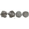 Image 1 : Lot of 2 Mexico City, Mexico, cob 4 reales, Philip III, assayers not visible, Grades 3 and 4.