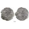 Image 1 : Potosi, Bolivia, cob 8 reales, (16)20T, Grade 1.