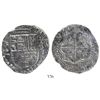 Image 1 : Potosi, Bolivia, cob 8 reales, 1621T, quadrants of cross transposed, Grade 1.