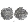 Image 1 : Potosi, Bolivia, cob 8 reales, Philip III, assayer not visible, Grade 1.