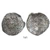 Image 1 : Potosi, Bolivia, cob 4 reales, Philip III, assayer Q, Grade 1.