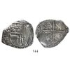 Image 1 : Potosi, Bolivia, cob 4 reales, Philip III, (1617)M, Grade 1.
