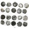 Image 1 : Lot of 10 Potosi, Bolivia, cob 4 reales, Philip III, assayers not visible, all Grade-2 quality but n