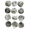 Image 1 : Lot of 6 Potosi, Bolivia, cob 4 reales, Philip III, various assayers (where visible), all Grade 3.
