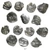 Image 1 : Lot of 7 Potosi, Bolivia, cob 4 reales, Philip III, various assayers (where visible), all Grade 3.