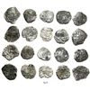 Image 1 : Lot of 10 Potosi, Bolivia, cob 4 reales, Philip III, assayers not visible, all Grade 3.