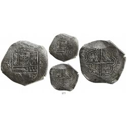 Cartagena, Colombia, cob 8 reales, 1622A, mintmark RN to left, choice Grade 1, rare, pedigreed to th