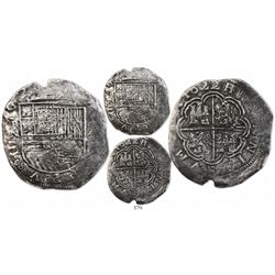 Cartagena, Colombia, cob 8 reales, 1622A, mintmark RN to left, Grade unknown, rare, with Fisher tag 