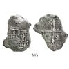 Image 1 : Mexico City, Mexico, cob 4 reales, Philip III, assayer not visible, Grade 2.
