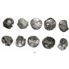 Image 1 : Lot of 5 Potosi, Bolivia, cob 2 reales, Philip II and III, assayers not visible, all Grade 3.