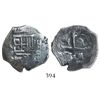 Image 1 : Mexico City, Mexico, cob 2 reales, Philip IV, assayer D.