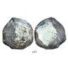 Image 1 : Mexico City, Mexico, cob 8 reales, Philip IV, assayer P, uncleaned.