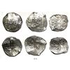 Image 1 : Lot of 3 Mexico City, Mexico, cob 8 reales, Philip IV, assayer P.