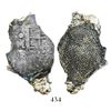 Image 1 : Mexico City, Mexico, cob 4 reales, Philip IV, assayer P, with canvas-bag remains on shield.