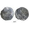 Image 1 : Mexico City, Mexico, cob 2 reales, Philip IV, assayer not visible.