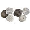 Image 1 : Lot of 3 Potosi, Bolivia, cob 4 reales, Philip IV, assayers not visible.