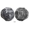 Image 1 : Potosi, Bolivia, cob 8 reales, 1652E post-transitional (transitional Type VIII/B), 1-PH-6 at top.