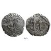 Image 1 : Potosi, Bolivia, cob 8 reales, 1652E, post-transitional (transitional Type VIII/B), 1-PH-6 at top.