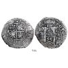Image 1 : Potosi, Bolivia, cob 8 reales, 1653E, dot-PH-dot at top.