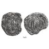Image 1 : Bogota, Colombia, cob 8 reales, 1652(PoRAS or PoRMS), rare, ex-Haskins.