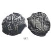 Image 1 : Potosi, Bolivia, cob 4 reales, 1667E (king uncertain).
