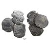 Image 1 : Lot of 3 Potosi, Bolivia, cob 2 reales, Charles II, assayers and dates not visible.