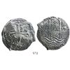 Image 1 : Potosi, Bolivia, cob 8 reales, 1677E.