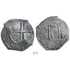Image 1 : Potosi, Bolivia, cob 8 reales, 1680V.