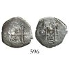 Image 1 : Potosi, Bolivia, cob 1 real, 1660E, rare denomination and mint for this wreck.