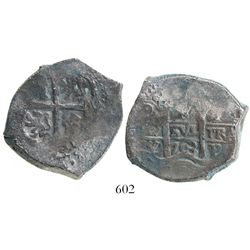 Potosi, Bolivia, cob 8 reales, 1703Y, desirable provenance.