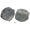 Image 1 : Potosi, Bolivia, cob 8 reales, 1703Y, desirable provenance.