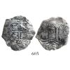 Image 1 : Potosi, Bolivia, cob 2 reales, 1664E, desirable provenance.