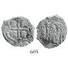 Image 1 : Potosi, Bolivia, cob 2 reales, 1682V, desirable provenance.