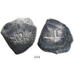 Mexico City, Mexico, cob 8 reales, Philip V, assayer not visible, ex-McKee.