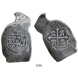 Mexico City, Mexico, cob 8 reales, Philip V, assayer J.