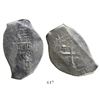 Image 1 : Mexico City, Mexico, cob 8 reales, Philip V, assayer not visible.