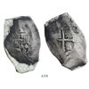 Image 1 : Mexico City, Mexico, cob 8 reales, Philip V, assayer not visible (J), partially coral-encrusted.