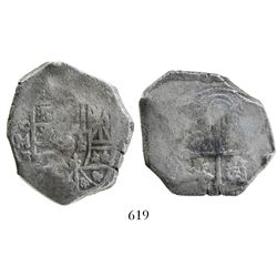 Mexico City, Mexico, cob 8 reales, Philip V, assayer J.