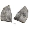 Image 1 : Mexico City, Mexico, cob 8 reales, Philip V, assayer not visible, curious metal patch.