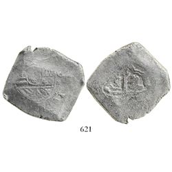 Mexico City, Mexico, cob 8 reales, Philip V, assayer not visible.