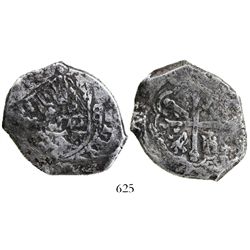 Mexico City, Mexico, cob 8 reales, Philip V, assayer not visible (J).