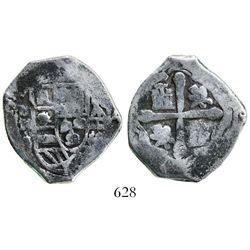 Mexico City, Mexico, cob 4 reales, 171(?)J.