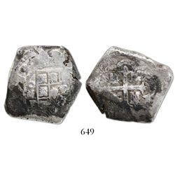 Mexico City, Mexico, cob 8 reales, 1732F, ex-Haskins.