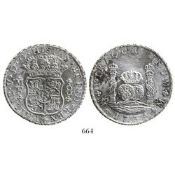 Mexico City, Mexico, pillar 8 reales, Philip V, 1734MF.