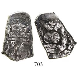 Guatemala, cob 4 reales, (1)738J.