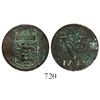 Image 1 : Dutch East India Co. (VOC), copper duit, West Friesland province, 1737, very rare as the ONLY copper