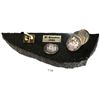Image 1 : Executive pen-holder made of a clump (fallen stack) of 12 Spanish colonial bust 8R Charles III (top 