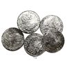 Image 1 : Lot of 5 Mexico City, Mexico, bust 8 reales, Charles III, various dates (where visible).
