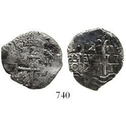 Potosi, Bolivia, cob 2 reales, 1679C.